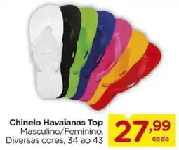 Carrefour Chinelo Havaianas Top Masculino/Feminino, Diversas cores oferta