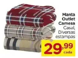 Carrefour Manta Outlet Camesa Casal, Diversas estampas oferta