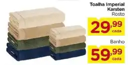 Carrefour Toalha imperial karsten rosto oferta