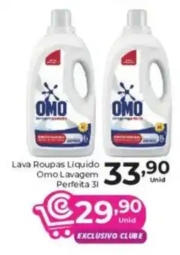 Comercial Esperança Lava Roupas Líquido Omo Lavagem Perfeita 3l oferta