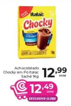 Comercial Esperança Achocolatado Chocky em Pó Italac oferta