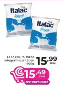 Comercial Esperança Leite em Pó italac integral instantâneo oferta