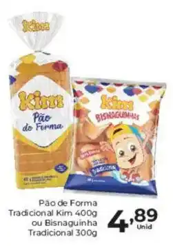 Comercial Esperança Pão de Forma Tradicional Kim ou Bisnaguinha Tradicional oferta