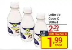 X Supermercados Leite de Coco X oferta