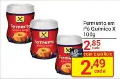 X Supermercados Fermento em Pó Químico X oferta
