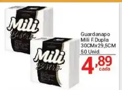 X Supermercados Guardanapo mili f dupla oferta