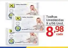 X Supermercados Toalhas Umedecidas oferta