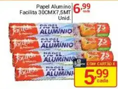 X Supermercados Papel alumínio oferta