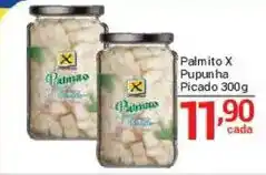 X Supermercados Palmito X Pupunha Picado oferta