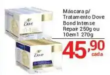 X Supermercados Máscara p/ Tratamento Dove Bond Intense Repair oferta