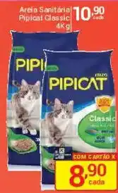 X Supermercados Areia Sanitária Pipicat Classic oferta