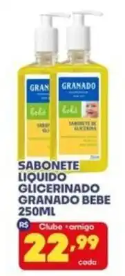 Boa Supermercados Sabonete liquido glicerinado granado bebe oferta