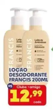 Boa Supermercados loção desodorante francis oferta