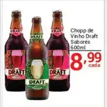 X Supermercados Chopp de Vinho Draft S sabores oferta