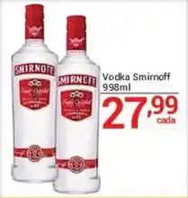 X Supermercados Vodka Smirnoff oferta