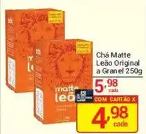 X Supermercados Chá Matte Leão Original oferta