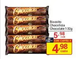 X Supermercados Biscoito Chocolica Chocolate oferta