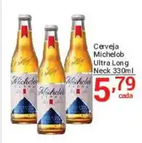 X Supermercados Cerveja michelob ultra long neck oferta