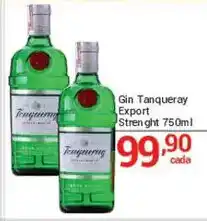 X Supermercados Gin Tanqueray Export oferta