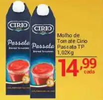 X Supermercados Molho de Tomate Cirio Passata TP oferta