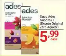 X Supermercados Suco Ades Sabores oferta