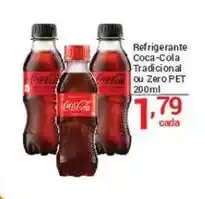 X Supermercados Refrigerante Coca-Cola Tradicional ou Zero PET oferta