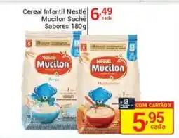 X Supermercados Cereal infantil nestle mucilon sache sabores 180g oferta