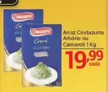 X Supermercados Arroz Costazurra Arbório ou Camaroli oferta