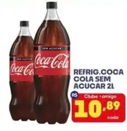 Boa Supermercados Refrig.coca cola sem acucar 2l oferta
