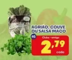 Boa Supermercados agrião, couve ou salsa maço oferta