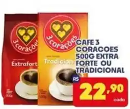 Boa Supermercados Cafe 3 coracoes oferta