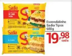 X Supermercados Escondidinho Sadia Tipos oferta