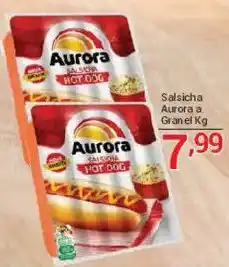 X Supermercados Salsicha aurora a gran el kg oferta