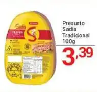 X Supermercados Presunto Sadia Tradicional oferta
