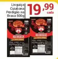 X Supermercados Linguiça Cuiabana Perdigão na Brasa oferta