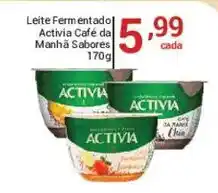X Supermercados Leite fermentado activa café da manhã sabores oferta