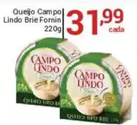 X Supermercados Queijo Campo Lindo Brie Fornin oferta