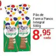 X Supermercados Pão de Forma Panco Integral oferta
