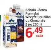 X Supermercados Bebida Láctea Parmalat Wheyfit Baunilha ou Chocolate oferta