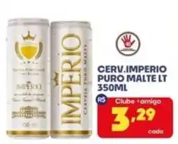 Boa Supermercados Cerv.imperio puro malte lt oferta