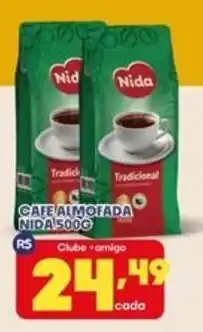Boa Supermercados Café almofada nida 500g oferta