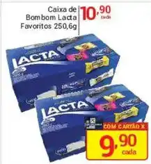 X Supermercados Caixa de Bombom Lacta Favoritos oferta