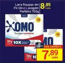 X Supermercados Lava Roupas em Pó Omo Lavagem Perfeita oferta
