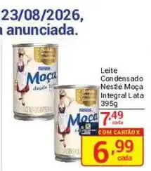 X Supermercados Leite condensado Nestlé Moça Integral Lata oferta