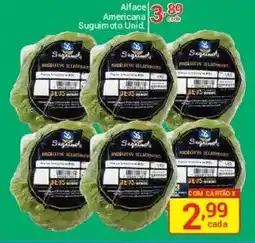 X Supermercados Alface Americana oferta