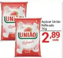 X Supermercados Açúcar União Refinado oferta