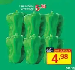 X Supermercados Pimentão Verde Kg oferta