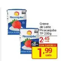 X Supermercados Creme de Leite Piracanjuba oferta