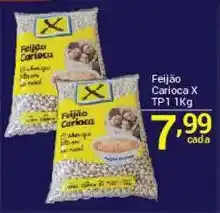 X Supermercados Feijão Carioca X oferta