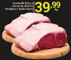 X Supermercados Contrífê Peça a Vácuo Kg oferta
